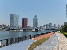 隅田川テラス＆勝鬨橋